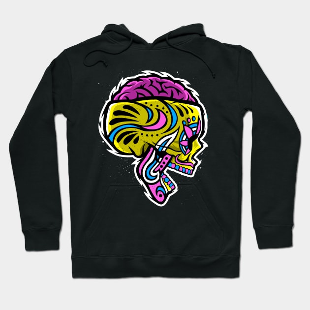 Sugar crazy Skull Hoodie by albertocubatas